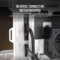 CORSAIR CC-9011268-WW 2500X Micro-ATX iCUE LINK RGB fehér edzett üveg duál kamrás #5