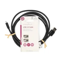 NEDIS CCGL60500BK20 usb kábel 2.0 usb-a usb-micro-b 2m fekete #3