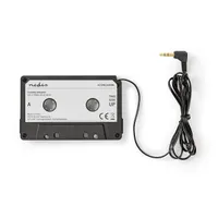 NEDIS ACON2200BK kazettaadapter autós magnóhoz 3,5 mm kimenet 1 m fekete ABS