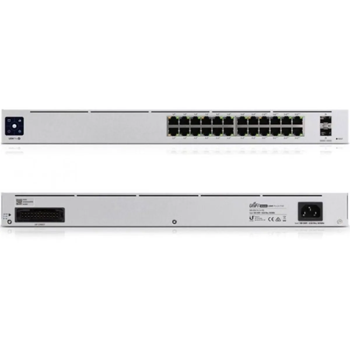 UBIQUITI USW-24 UniFi Layer 2 kapcsoló 24x GbE RJ45 portok és 2x SFP rackbe szerelhető #1