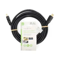 Nedis CVGL34060BK50 HDMI kábel 5 m 4K60Hz ARC HDCP 18 Gbps aranyozott csatlakozók