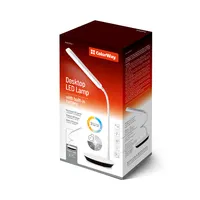 COLORWAY CW-DL12FB-W Asztali LED lámpa hordozható és rugalmas 360, 3 fényhőmérséklet, beépített akkumulátor, 36 LED, 4W, USB-C #5