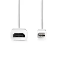 NEDIS CCGB37650WT02 Mini DisplayPort to HDMI adapter
