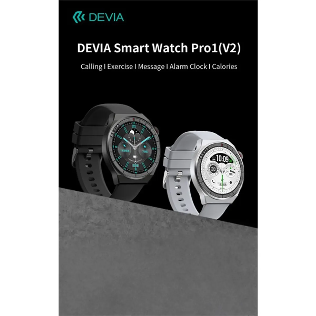 Devia ST111455 Pro1V2 ezüst 1.43" amoled okosóra #2