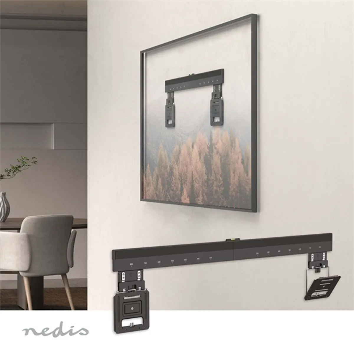 NEDIS TVWM5090BK tévéfal-konzol fekete #5