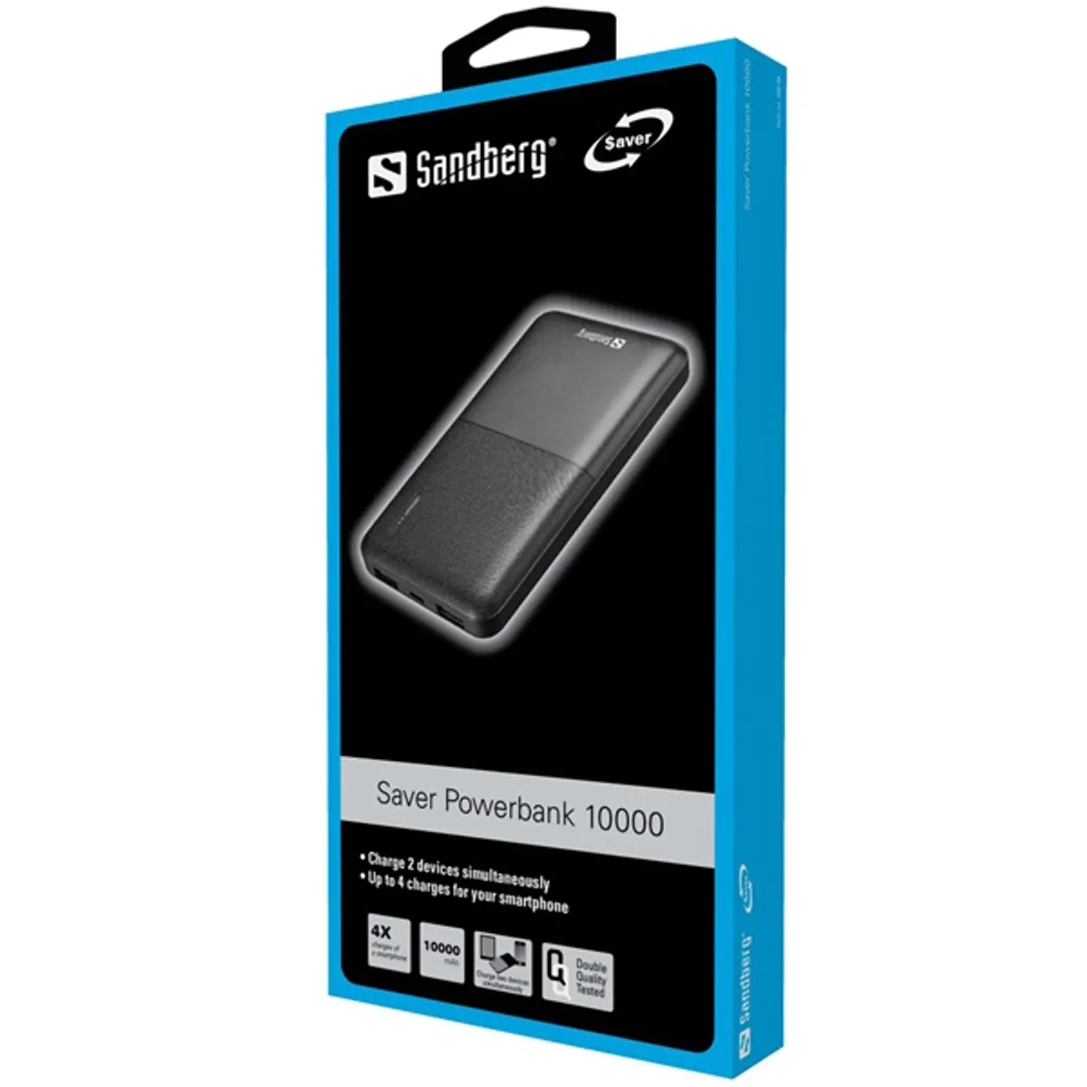 SANDBERG 320-34 Saver Powerbank 10000mAh 2xUSB-A microUSB bemenet 5V2A USB-C bemenet 5V2A #2