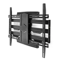 Nedis TVWM6570BK szabadon mozgatható TV-tartókonzol 43-90" 70 kg, dönthető 15°, forgatható 180°, faltól 70-800 mm, VESA 300x200 600x600 800x600 #4