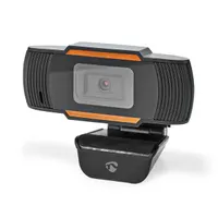 Nedis WCAM100BK webkamera Full HD 1080p, 2 MP, 30fps, Beépített mikrofon, Fix fókusz, 81 fokos látószög, USB 2.0, Plug and play, Csipeszes rögzítés