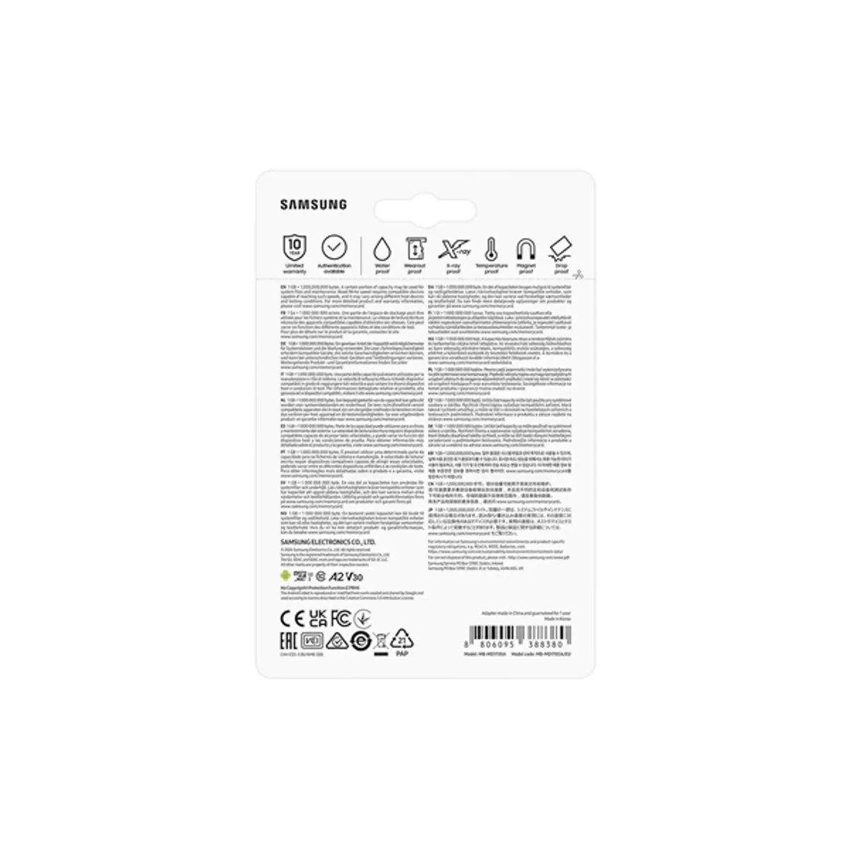 SMG PCC MB-MD1T0SA-EU microSDXC memóriakártya SD adapterrel olvasás 180 MBps, írás 130 MBps #7