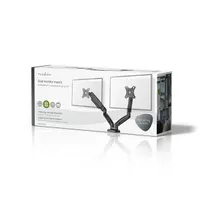 Nedis MMDOSGS110BK gázrugós asztali monitor tartó dupla 15"-32" fekete #4