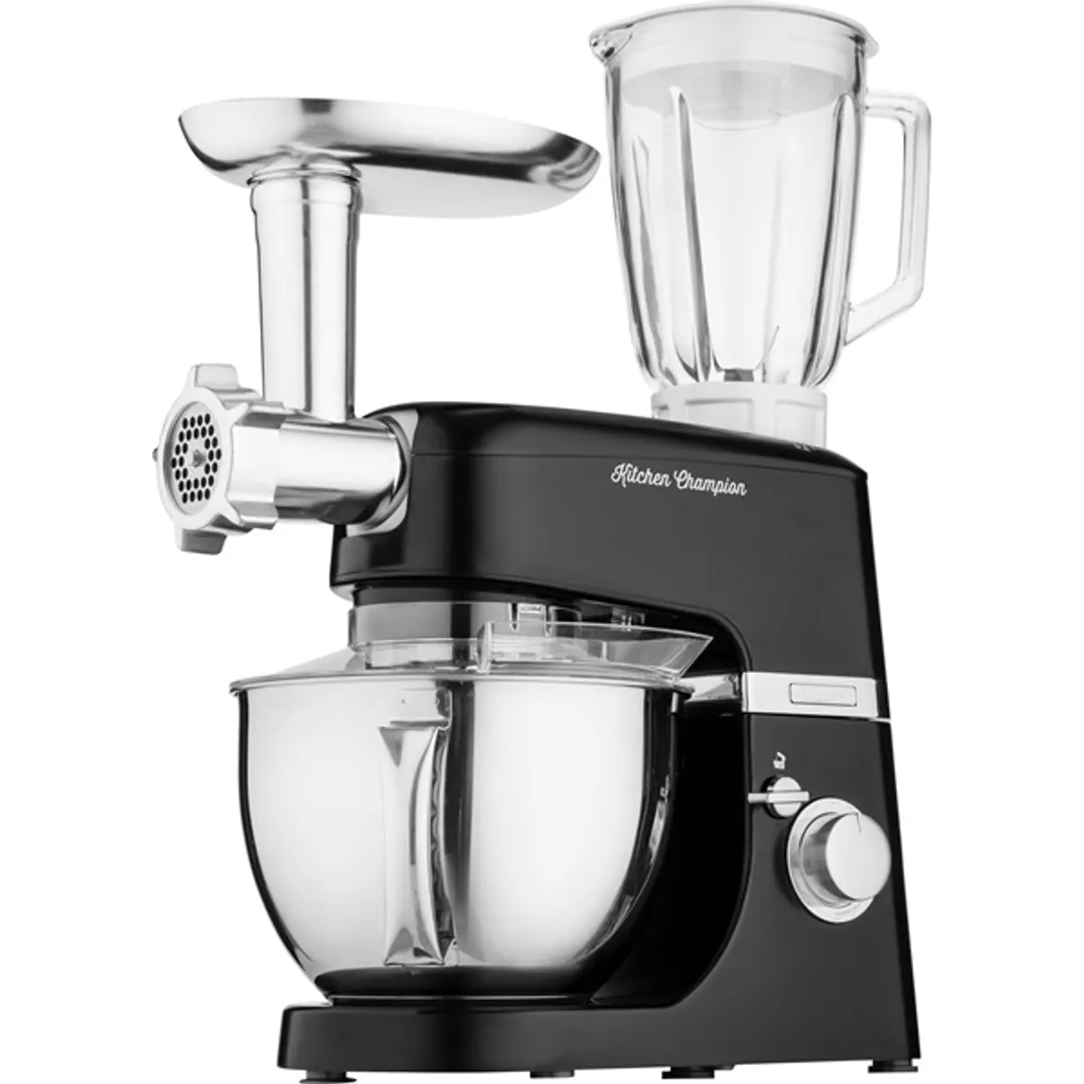 SENCOR STM 6359BK Multifunkciós robotgép 1000 W, 4,5 l rozsdamentes tál, bolygóműves, 8 fokozat #2