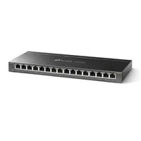 TP-LINK TL-SG116E 16-portos gigabit unmanaged pro switch fémház QoS VLAN IGMP snooping