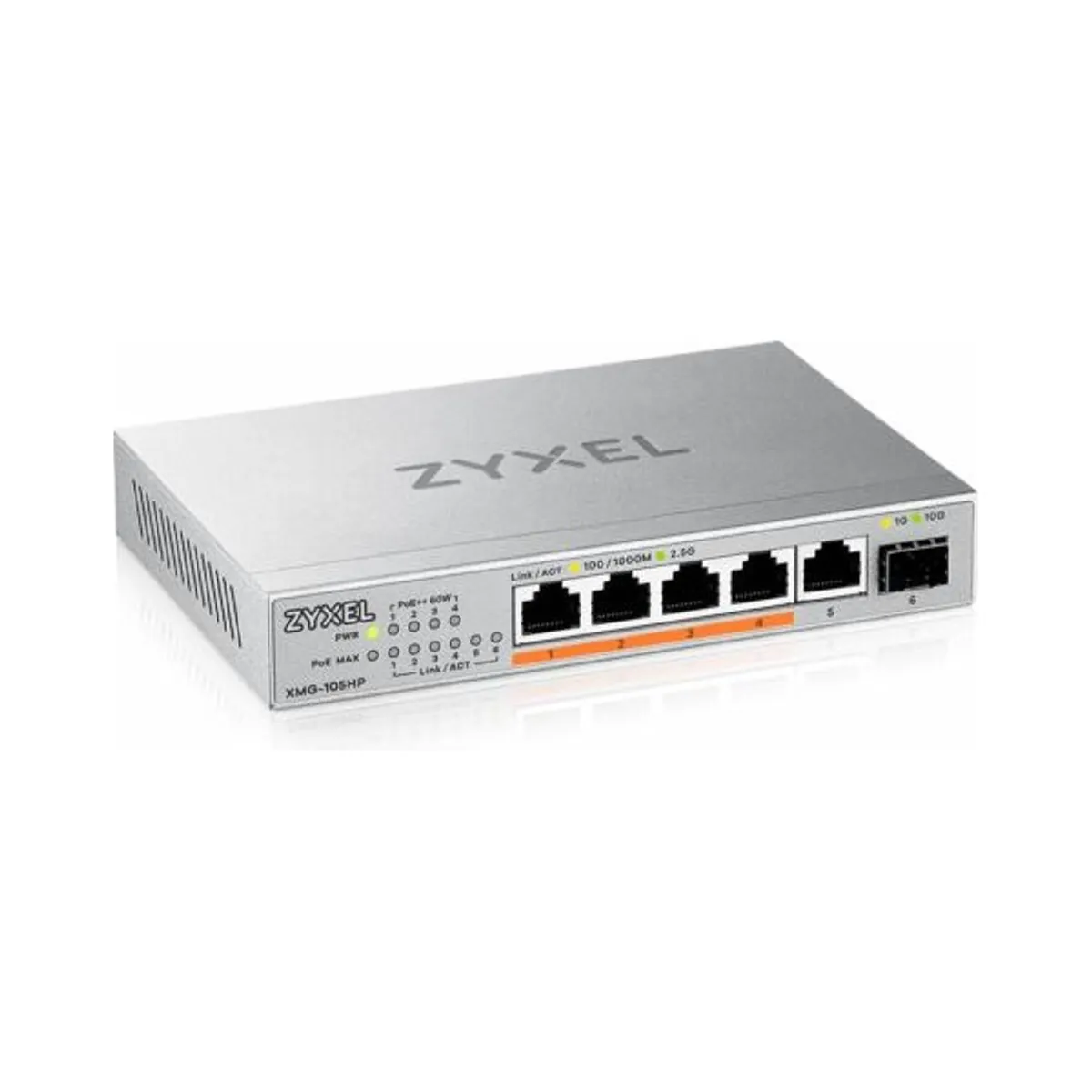 ZYXEL XMG-105HP-EU0101F XMG-105HP 5 port 2.5G PoE unmanaged 1xSFP uplink 70W #1
