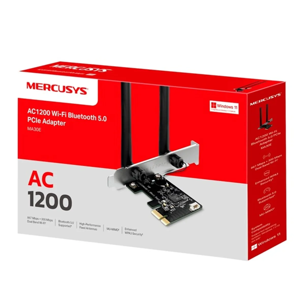 TP-LINK MA30E AC1200 Wi-Fi Bluetooth PCIe Adapter 867 Mbps 5 GHz, 300 Mbps 2.4 GHz Bluetooth 5.0 #2