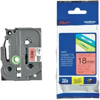 BROTHER TZE441 TZe laminált szalag 18 mm 8 m piros alapon fekete #2