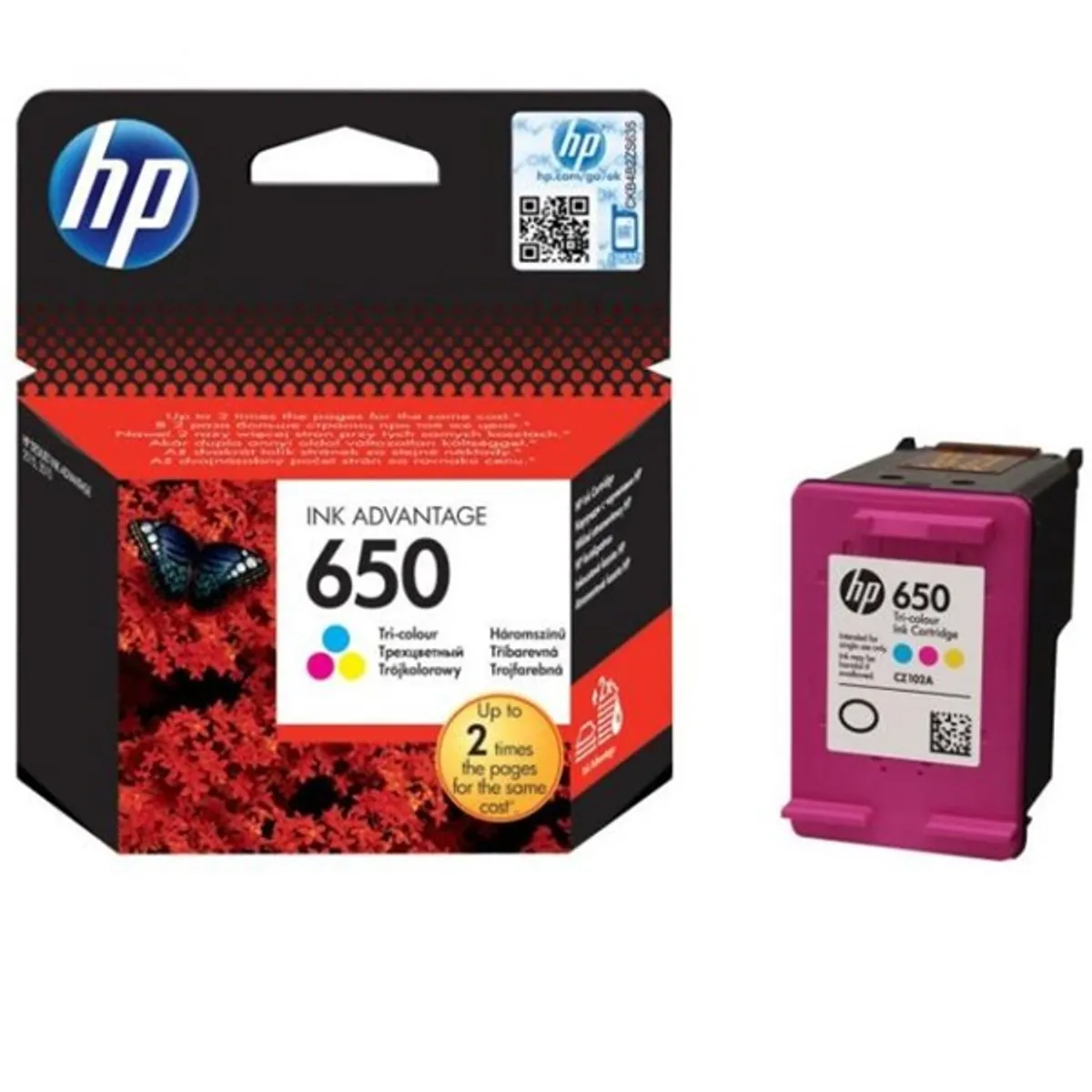 HP supply CZ102AE színes tintapatron 200 oldal kompatibilis HP Deskjet Ink Advantage 2515 AIO 3515 eAiO #1