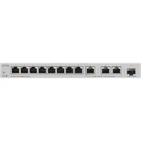 ZYXEL XGS1250-12-ZZ0102F XGS1250-12 12-portos webmenedzselt Layer 2 kapcsoló 1G RJ-45 és 1x SFP