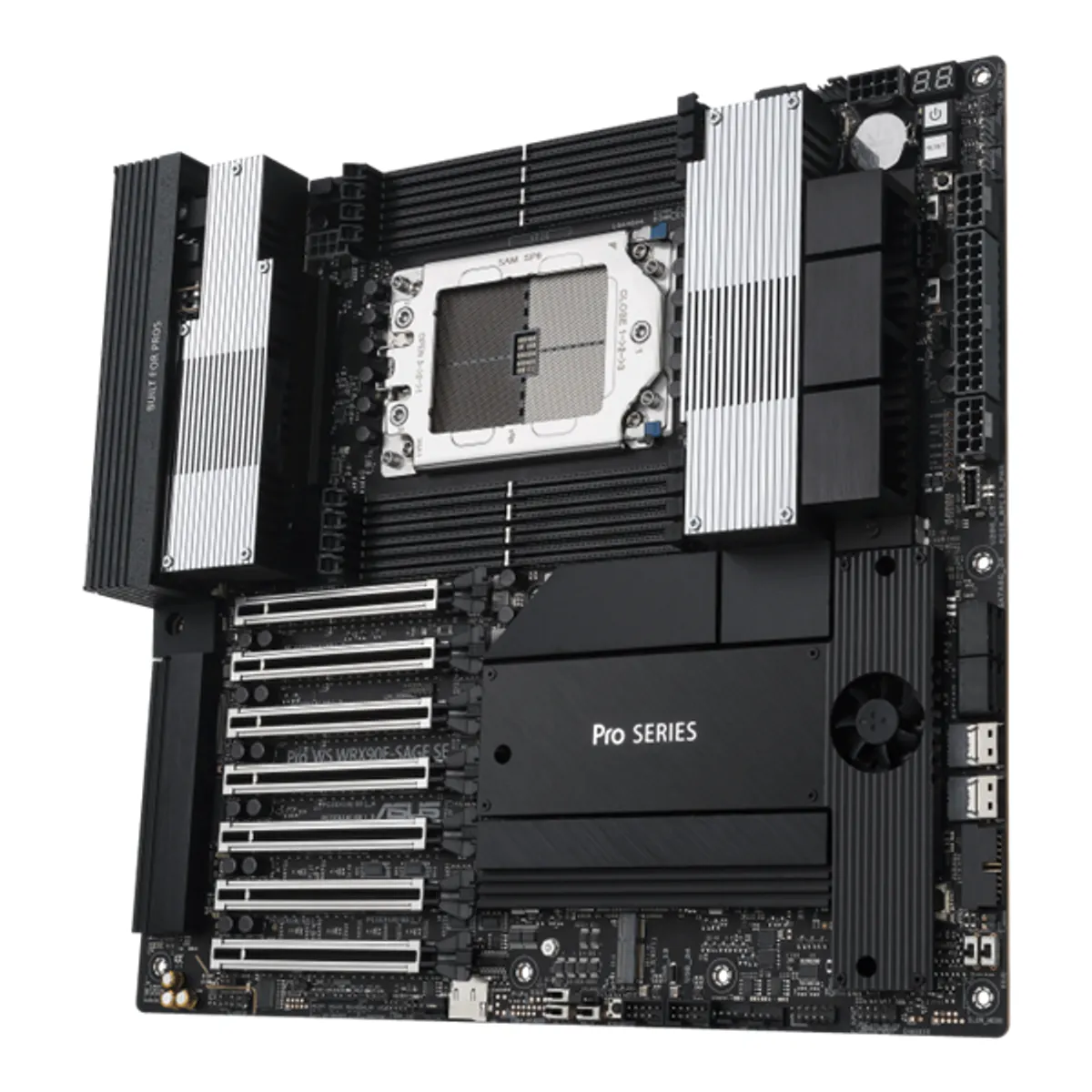 ASUS PCC PRO WS WRX90E-SAGE SE DDR5 memória 512 GB 8 memóriafoglalat M.2 foglalat RAID LAN 10 Gbps WiFi 7 PCIe x16 CEB formátum #1