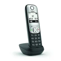 GIGASET S30852-H2870-R601 A690HX fekete hívásidő-kijelzés, nem fogadott hívás naplózása