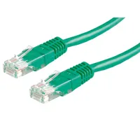 ROLINE 21.15.0533 patch kábel CAT5e UTP 1m zöld RJ-45
