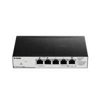 DLINK DGS-1100-05PDV2 5-portos PoE switch Web-alapú menedzsment 1Gb Fiber