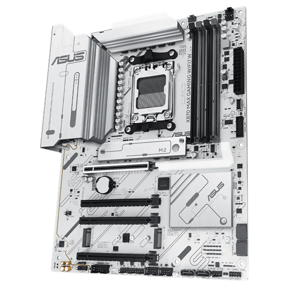 ASUS PCC X870 MAX GAMING WIFI7 W AMD AM5 ATX DDR5 5200MHz 4x DIMM 256GB 4x PCIe x16 M.2 RAID HDMI LAN 2.5G WiFi #1
