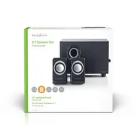 NEDIS CSPR10021BK 2.1 hangszóró 33 W 3,5 mm USB tápellátású 2 db szatelit #6