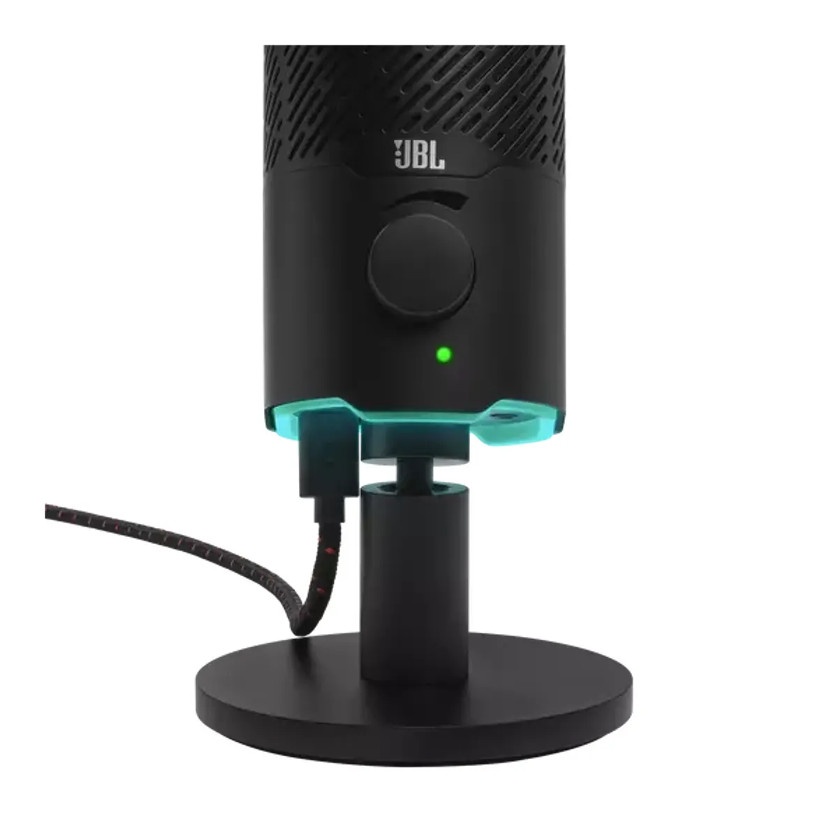 JBL JBLQSTREAMBLK Quantum Stream USB mikrofon 14 mm kondenzátor kardioid és omni 44,1 kHz 48 kHz 96 kHz RGB némítás #6