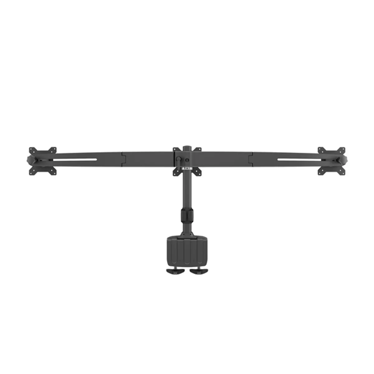 Multibrackets 7350105210372 Asztali konzol 3 képernyőre 15"-24" VESA 75x75, 8 kg képernyőnként, dőlés 20 fok, forgás 90 fok, yaw 10 fok, fekete #4