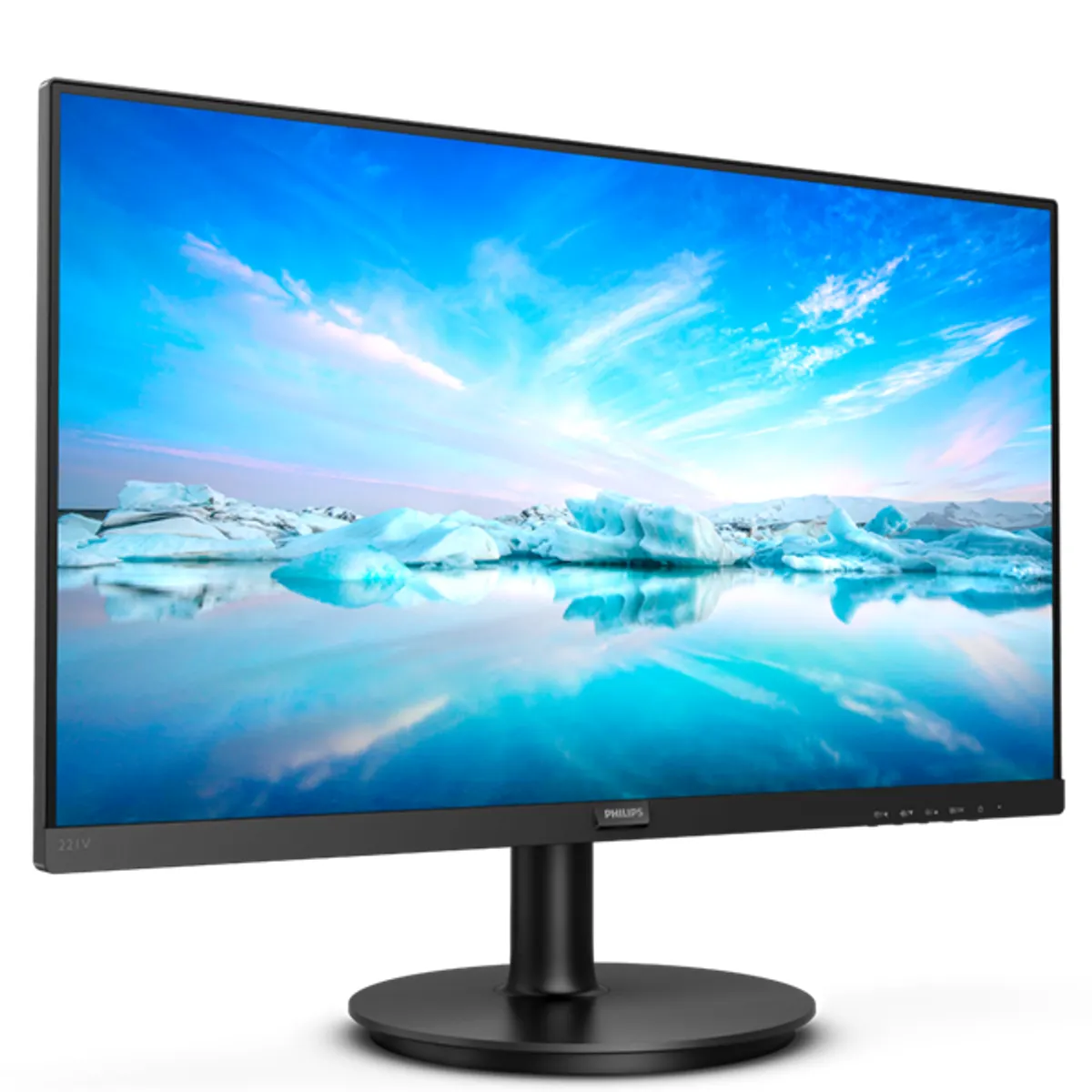 PHI MON 221V8/00 monitor 21.5" FHD 1080p VA LCD 75Hz 4ms HDMI VGA 178°-178° 3000:1 fekete VESA 100x100 #3