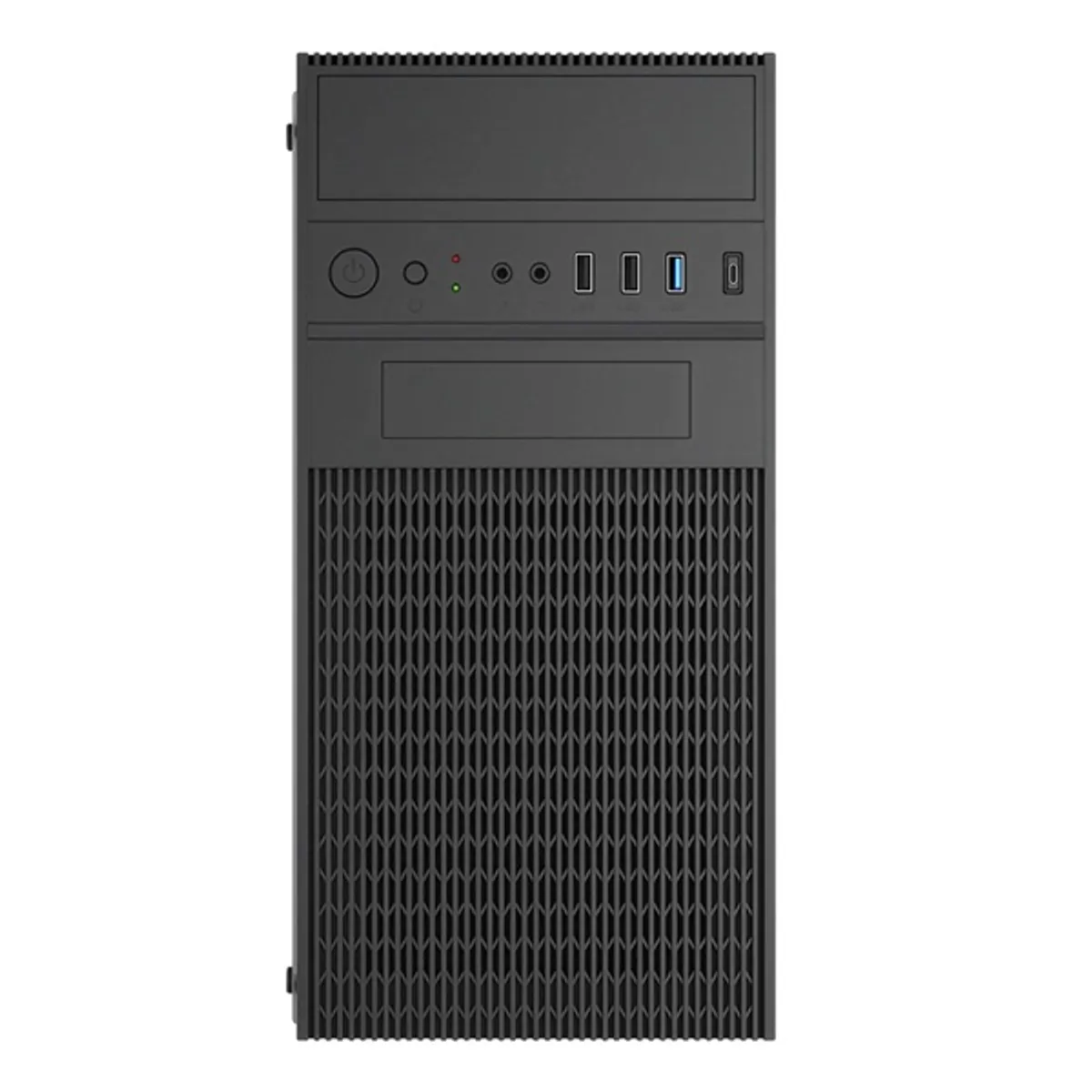 AKYGA AK19BK számítógép-ház torony 3 belső 3,5 és 2 külső 5,25 bővítőhellyel, USB 3.0 és Audio, fekete, táp nélküli #1