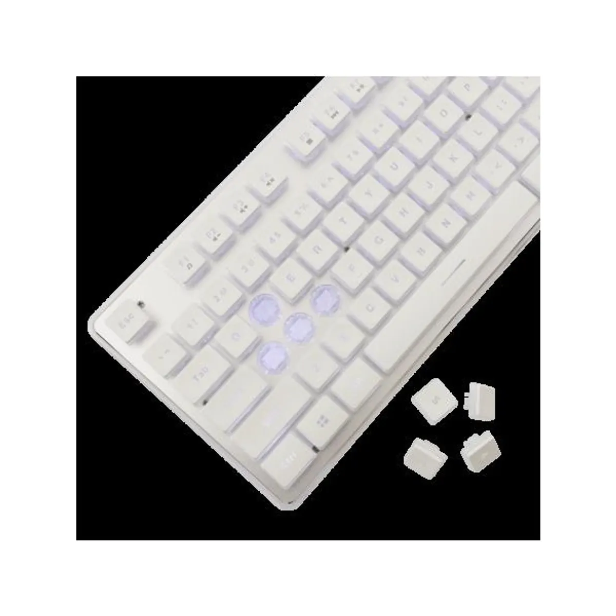 WHITESHARK WS GK-003241W-US GK-003241W-US háttérvilágításos USB 2.0 billentyűzet US layout vezetékes #3