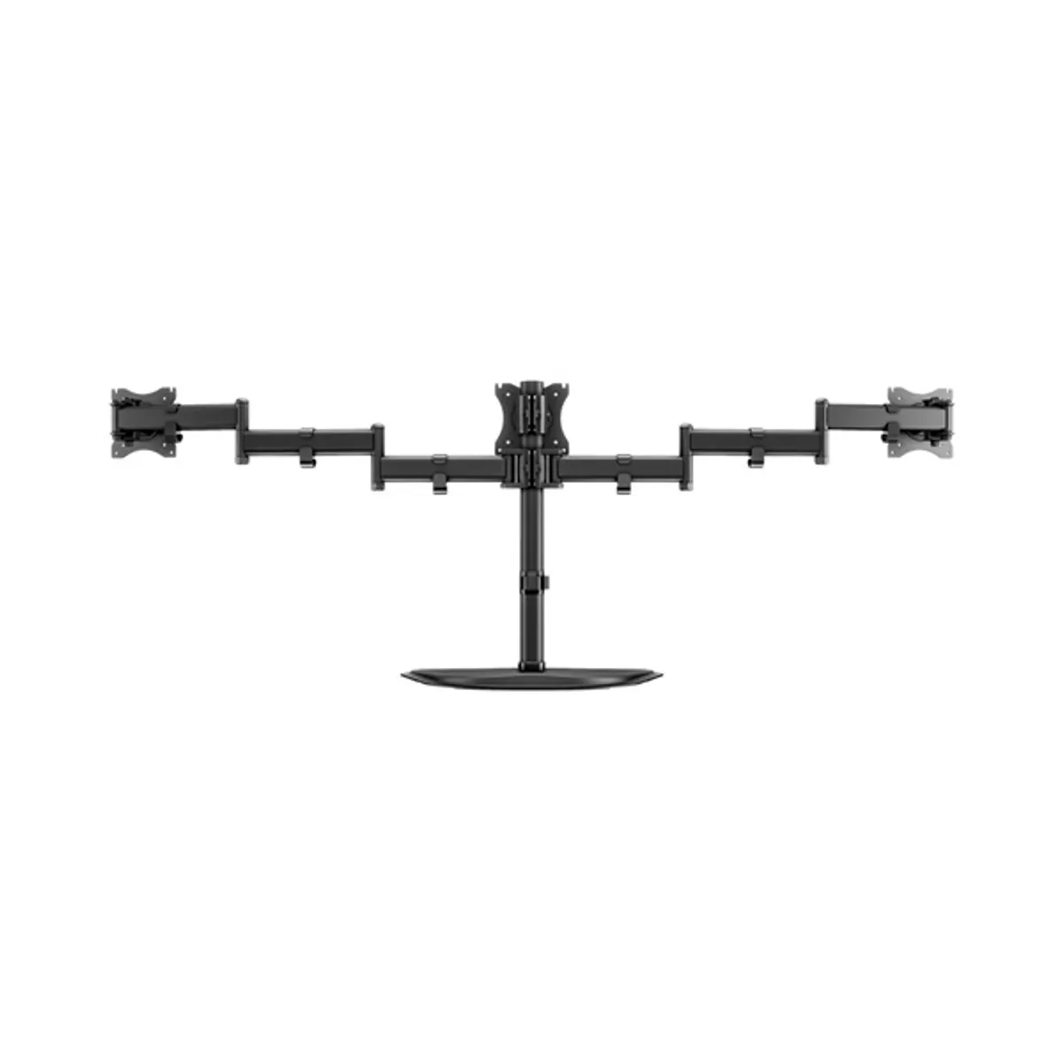 MULTIBRACKETS 7350073733392 M Deskstand Basic Triple 15-27" 3 képernyős asztali tartó fekete #4