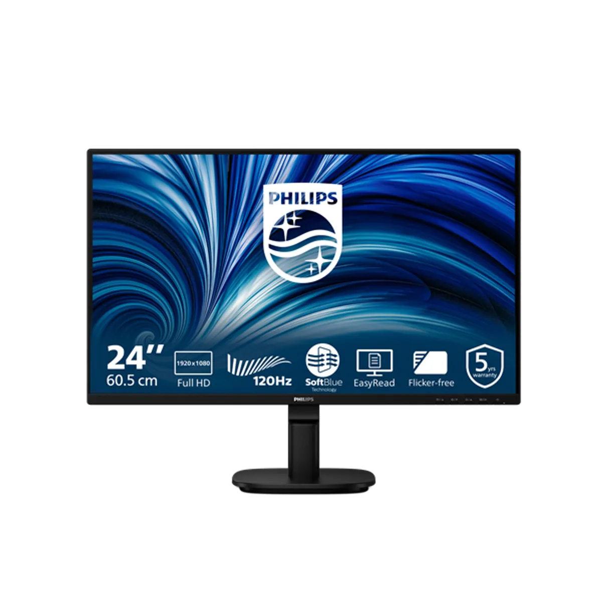 PHI MON 24B2N2200/00 24" ips fhd 1920x1080 120 hz 4 ms hdmi dp dönthető 100x100 #1