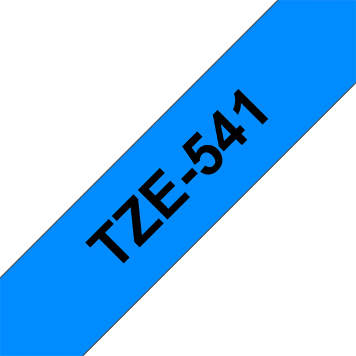 Brother TZE541 laminált szalag 18mm 8m kék alapon fekete #1