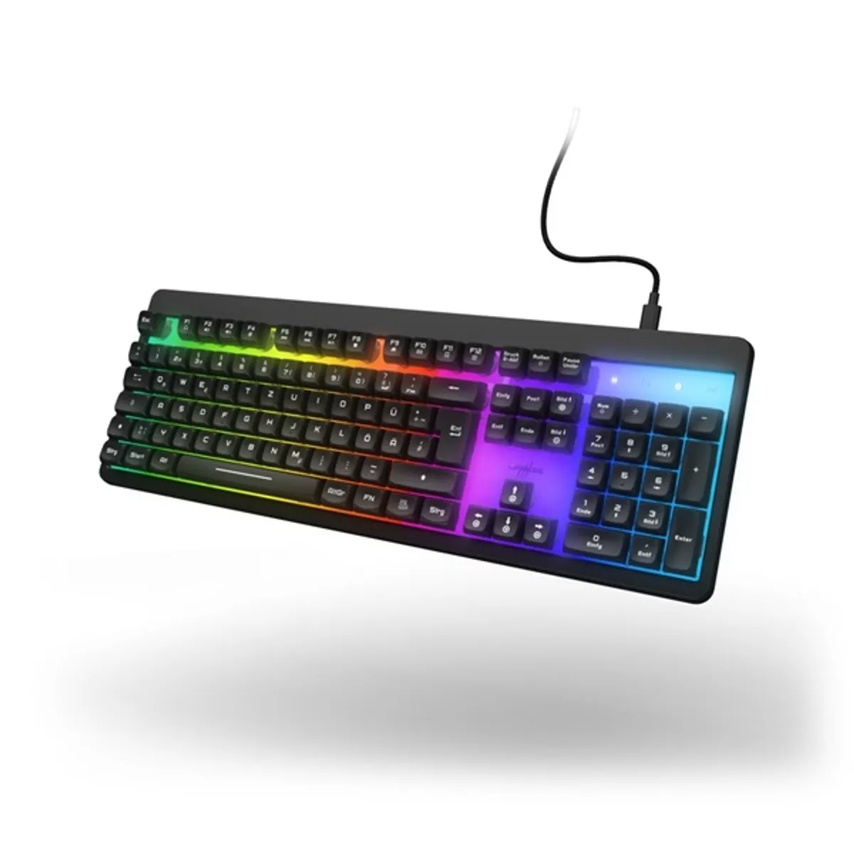 Hama 13217831 Urage Exodus 215 RGB háttérvilágítás 12 FN gomb anti-ghosting 26 billentyű átfordítás WIN lock beépített memória #3