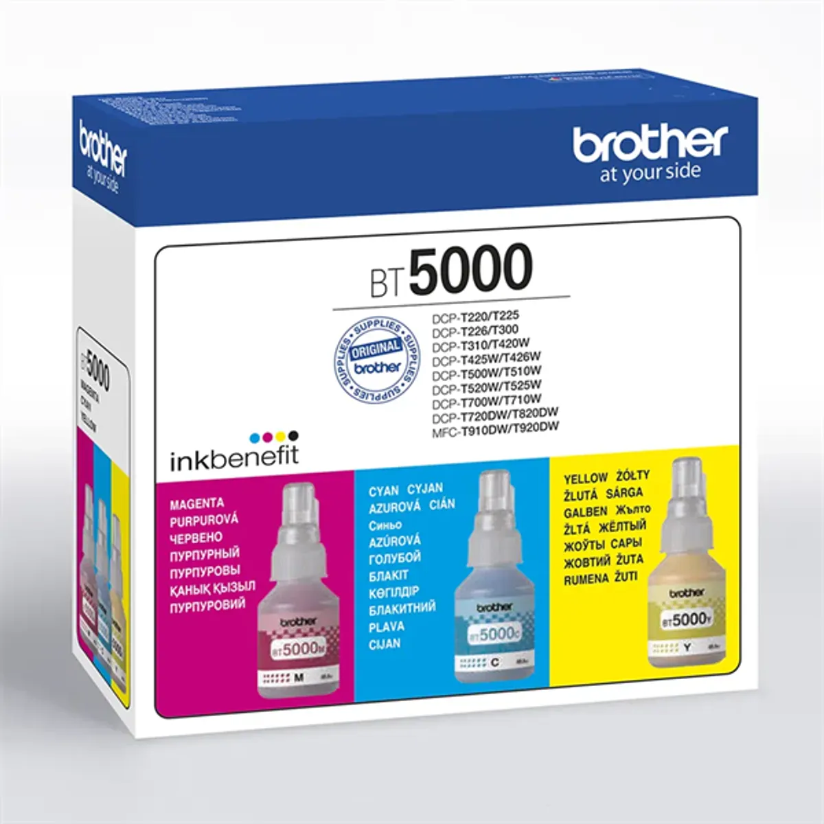Brother BT5000CLVAL gyűjtőcsomag tintapatron CMY 5000 oldal #1