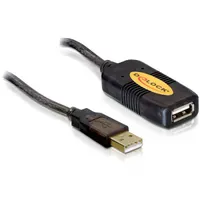 DELOCK 82446 USB 2.0 aktív hosszabbító kábel 10 m USB 2.0 férfi USB 2.0 női #1