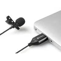 SANDBERG 126-40 streamer clip mikrofon omnidirekciós, 3 m kábel, 50 Hz-18 kHz, -38 dB +/-3 dB, SNR 84 dB, usb-táp 5V, Windows Mac kompatibilis #2
