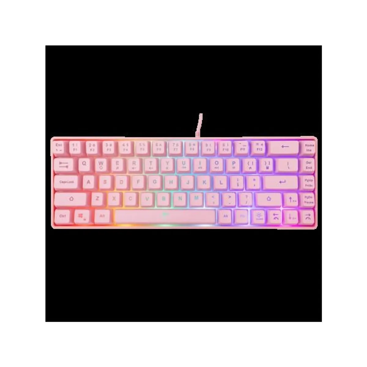 Whiteshark WS GK-2201P-US GK-2201P-US háttérvilágításos USB 2.0 angol kiosztás vezetékes membrán #1