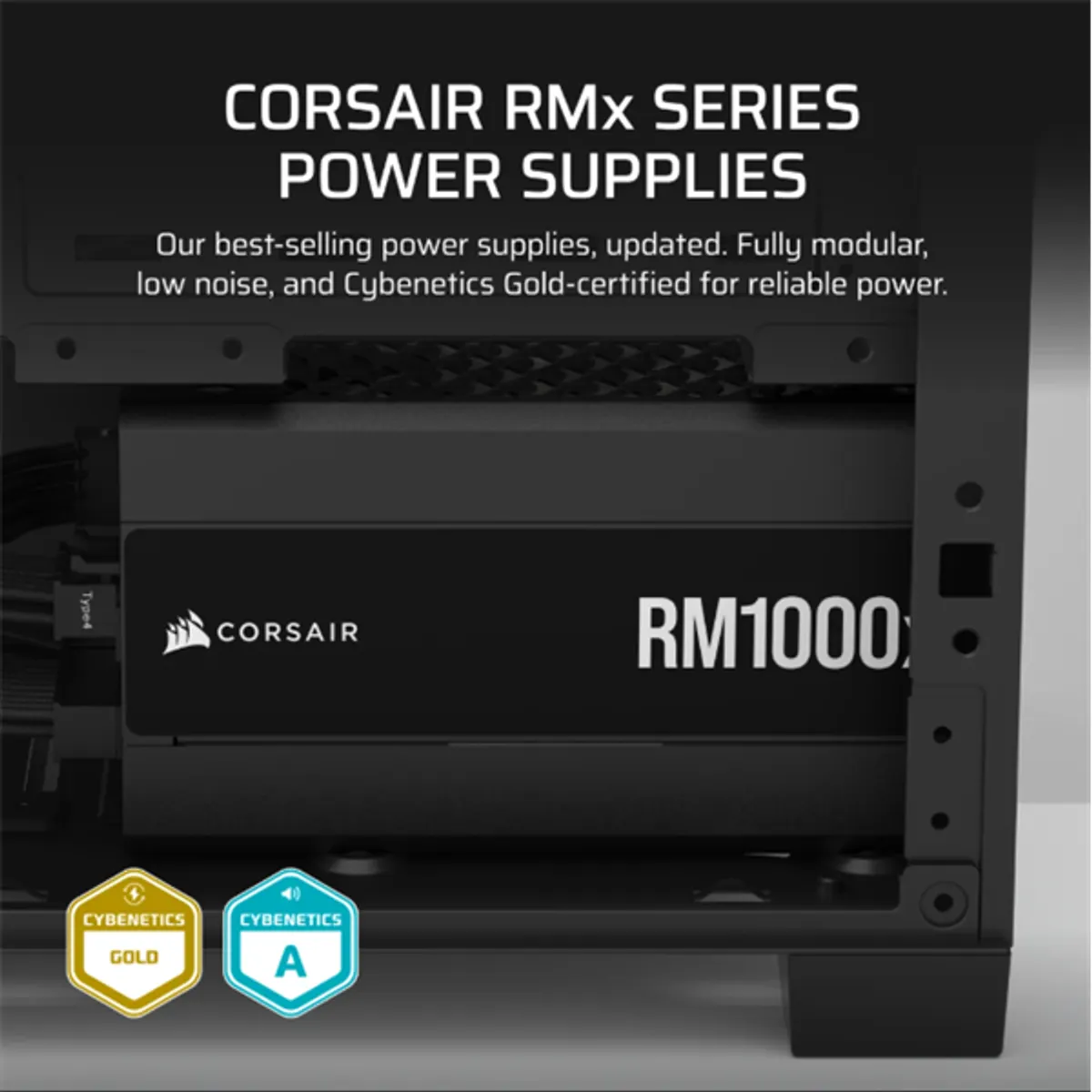 CORSAIR CP-9020271-EU RM1000x moduláris tápegység 1000W ATX 3.1 80 PLUS Gold PCIe 5.1 #2