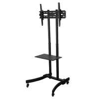 TECHLY ICA-TR23 gurulós padlóállvány 32-70" LCD LED VESA 600x400 teherbírás 40 kg döntés 10 fok magasság 1750 mm polc 485x295 mm alap 670x615 mm #6