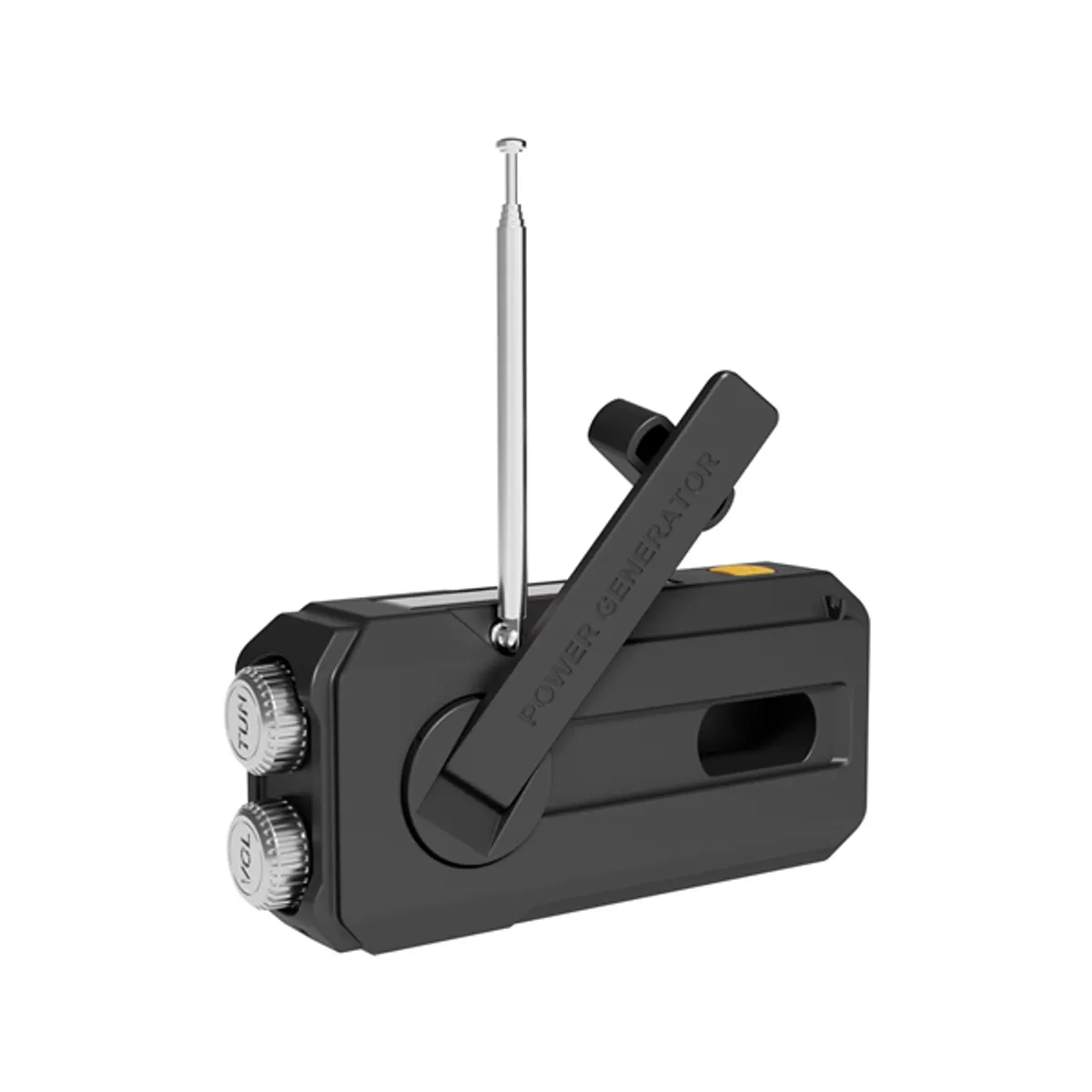 SANDBERG 421-04 Survivor Radio All-in-1 2000mAh AM-FM rádió USB töltés, napelemes töltés, kézi hajtókar, zseblámpa #5