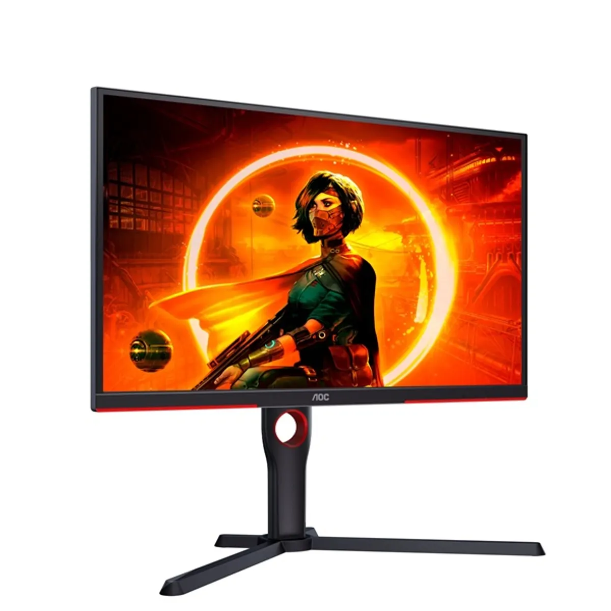 AOC 25G3ZM-BK 24,5" FHD VA 240 Hz 1 ms Freesync Premium Pivot állítható magasság 100x100 VESA #4
