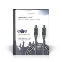 NEDIS COTG16000GY100 hangszórókábel 10 m sötétszürke PVC réz 6,8 mm #3