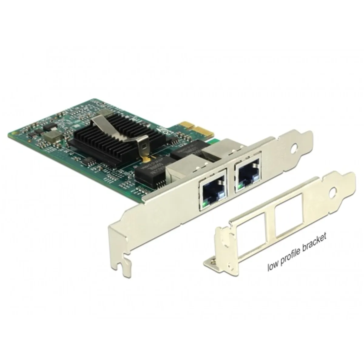 Delock 89944 PCI Express kártya 2x Gigabit LAN RJ45 Intel 82576 PCIe x1 #1