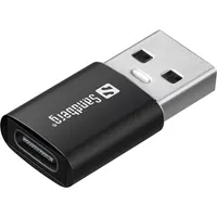SANDBERG 126-50 Fülhallgató vonalmikrofonos 10mm hangszóróátmérő USB-C és USB-A #4
