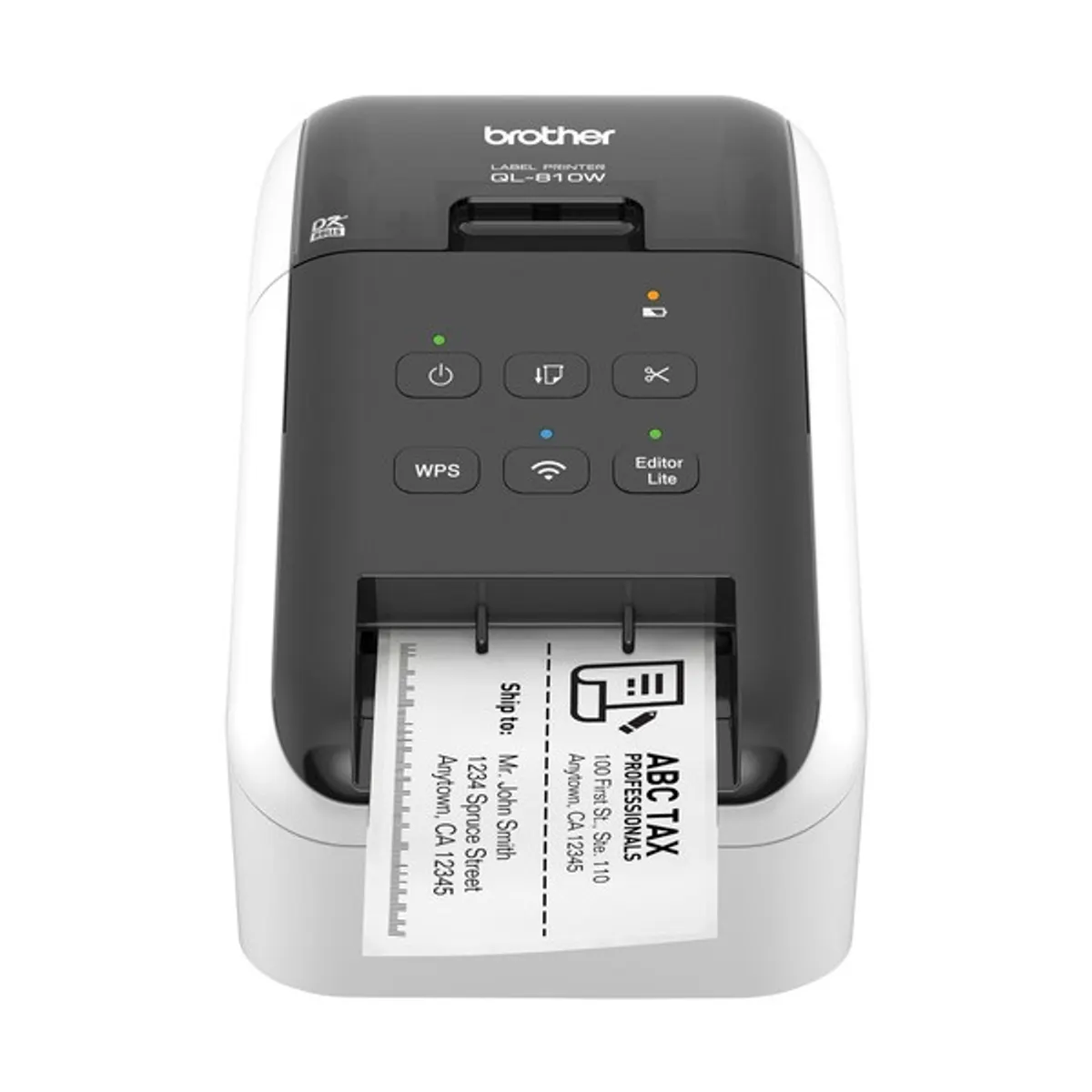 BROTHER QL810WCYJ1 QL-810WC asztali címkenyomtató 300 dpi USB Wi-Fi 176 mm másodpercenként 62 mm címke szélesség #1