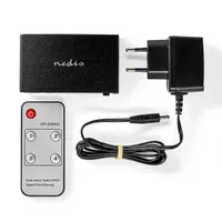 Nedis ASWI2514BK digitális audiokapcsoló fekete 4x Toslink #5