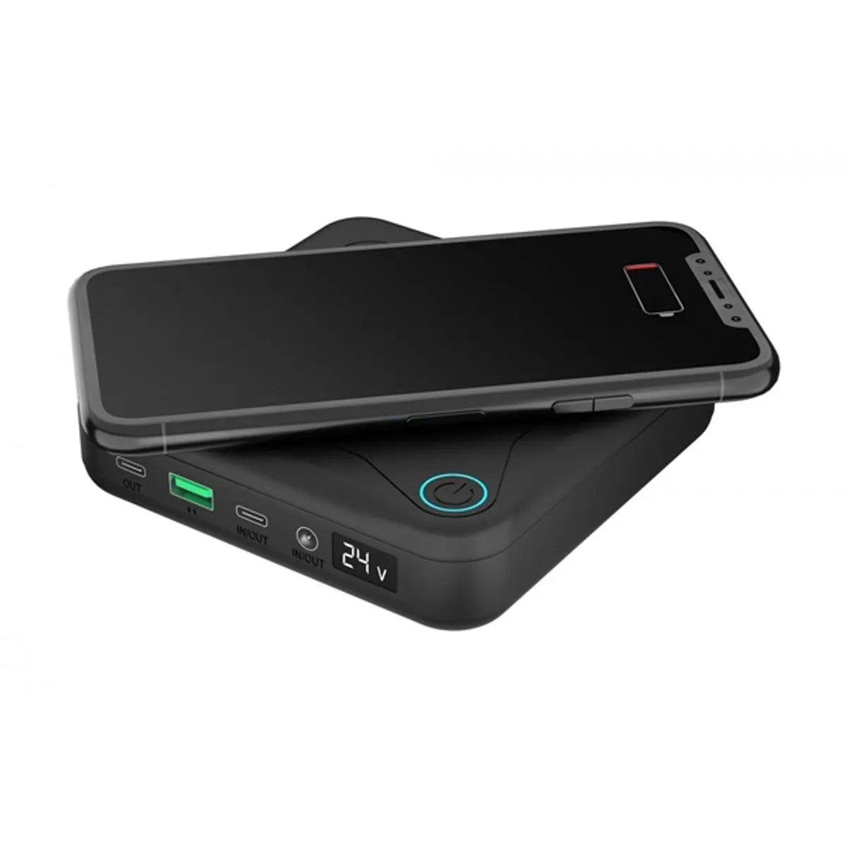 NEWELL NL2680 GP12 powerbank 24000 mAh PD60W 10W vezeték nélküli töltés 8 adapter LED kijelző #5
